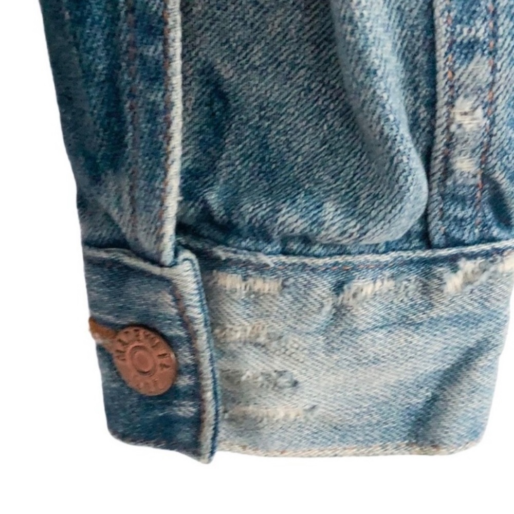 MADEWELL Ripped Distressed Denim Jean Jacket - Picture 6 of 8